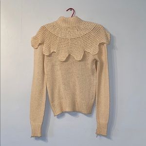 Vintage silk &acrylic sweater by Hewletts